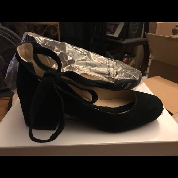 Steve Madden Williams suede lace up shoes, black - Picture 2 of 5